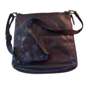 The Sak purple Leather Crossbody Bag